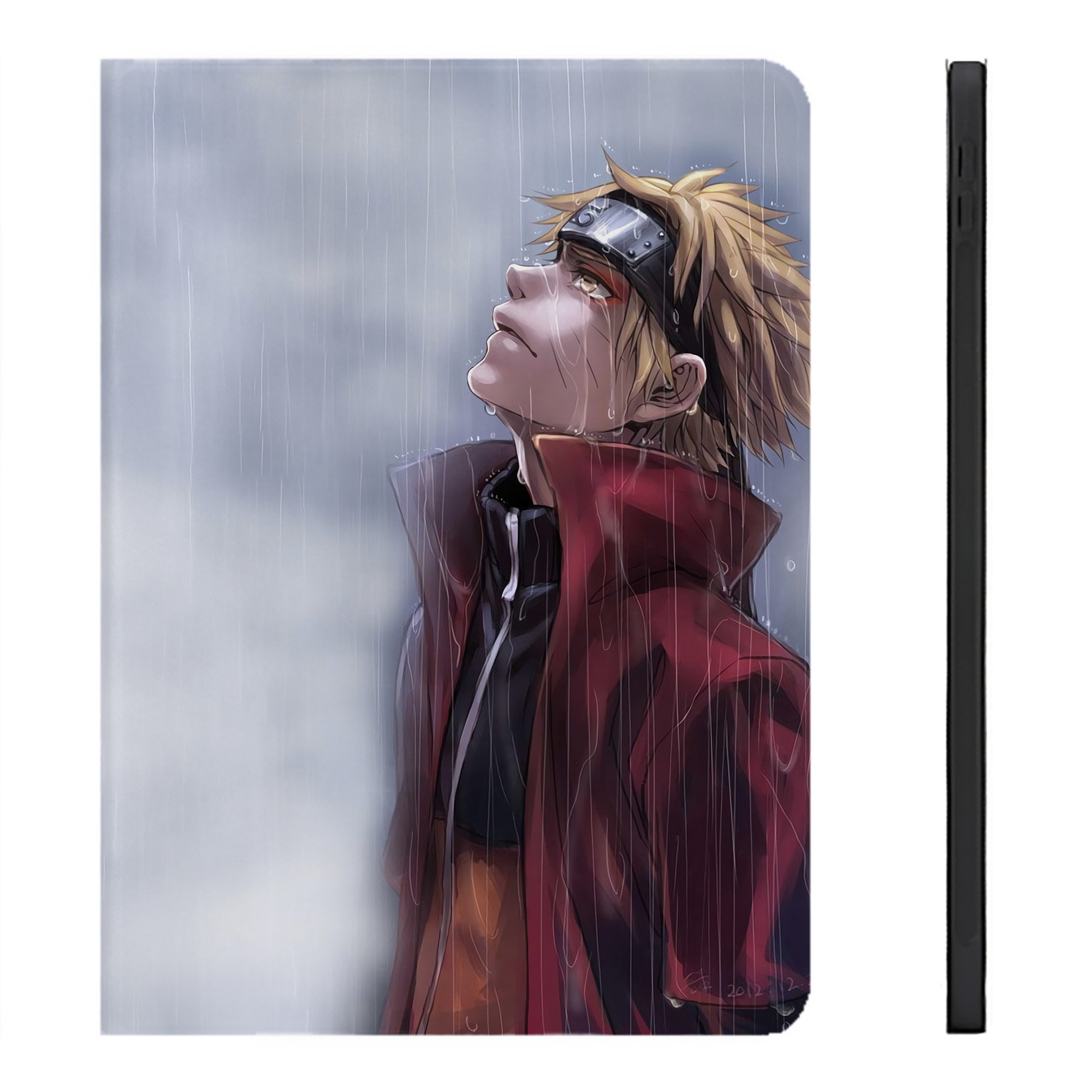 （画像用） NARUTO -ナルト- NARUTO -ナルト- 疾風伝 IPadケース ペンホルダー付き ブックスタイルデザイン